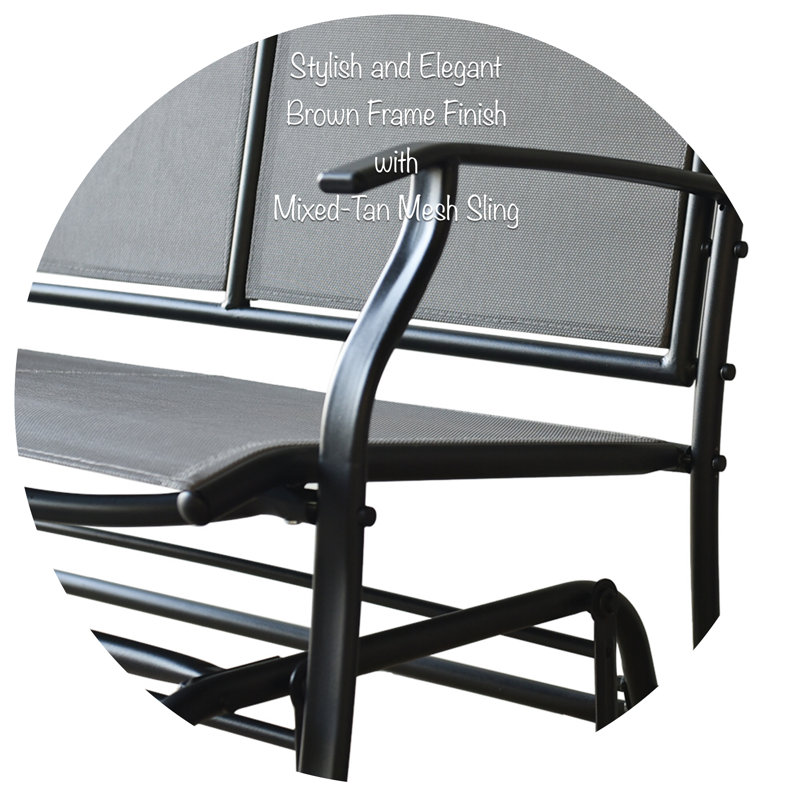 Bellini Steel Outdoor Glider Wayfair